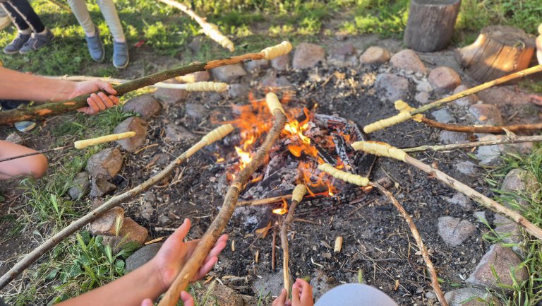 Lagerfeuer. 