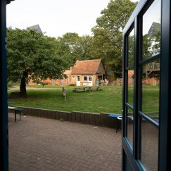 FeWo Blick zum Hof. 