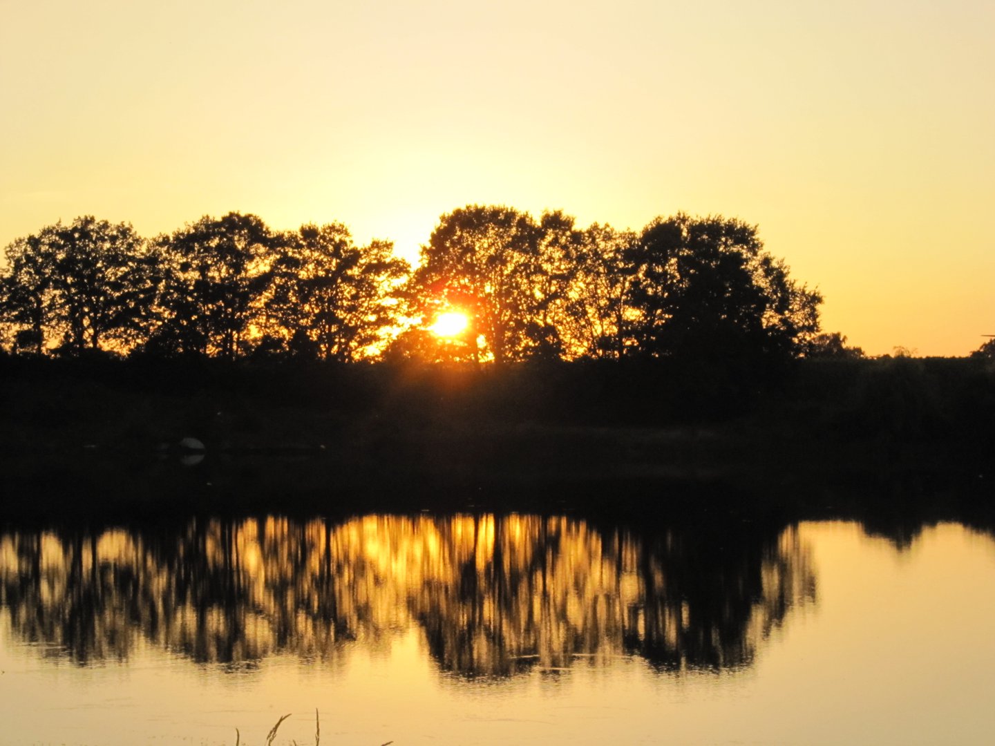 Der See am Abend